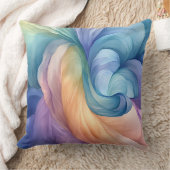 Coussin Motif tourbillon de fumée arc-en-ciel (Couverture)