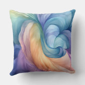 Coussin Motif tourbillon de fumée arc-en-ciel (Verso)
