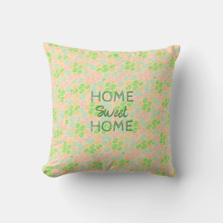 Coussin Motif Tourbillon Tons Terre