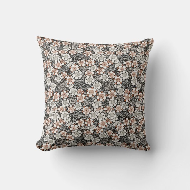 Coussin motif traditionnel japonais (Recto)