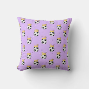 Coussin Motif transparent de football / soccer roi