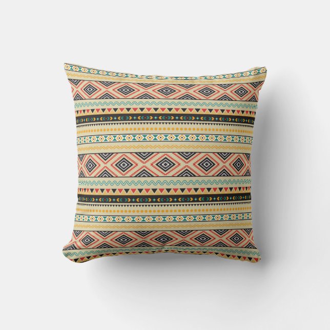 Coussin Motif tribal (Recto)