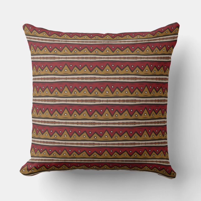 Coussin Motif tribal (Recto)