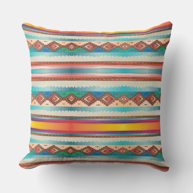 Coussin Motif tribal africain (Recto)