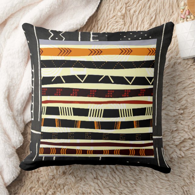 Coussin Motif tribal africain (Couverture)