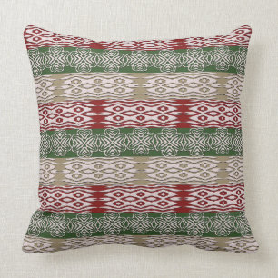 Coussin Motif tribal africain ethnique de rayures