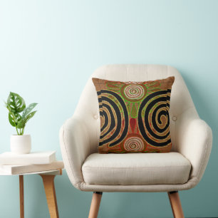 Coussin Motif tribal afrocentrique • Impression patrimonia
