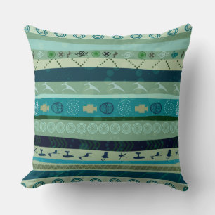 Coussin Motif tribal de couleur mignon