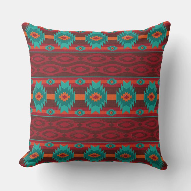 Coussin Motif tribal du sud-ouest (Recto)