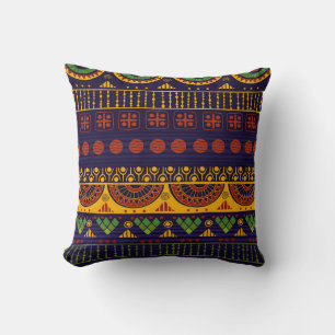 Coussin Motif tribal, polyvalent pour diverses utilisation