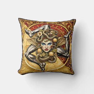 Coussin Motif Trinacrie sicilien (VC Designs)