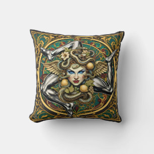 Coussin Motif Trinacrie sicilien (VC Designs)