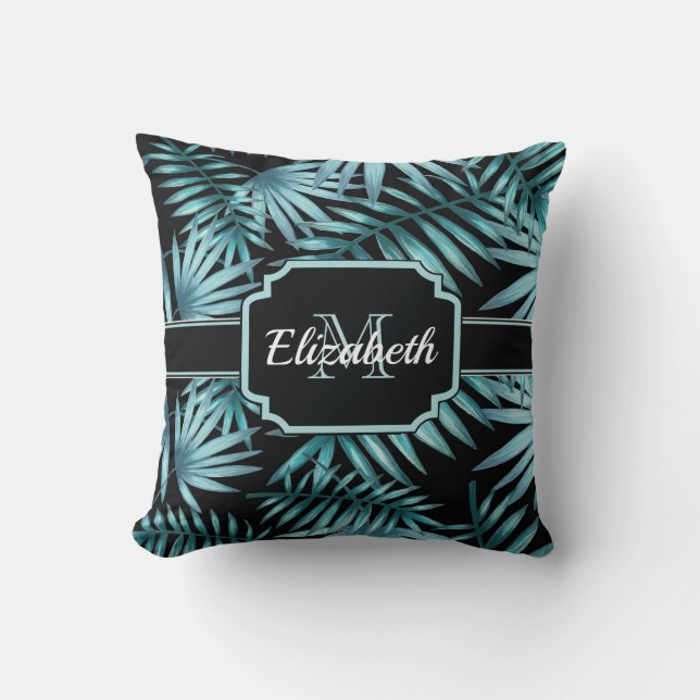 Coussin Motif tropical (Recto)
