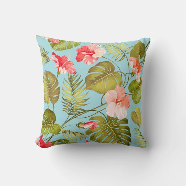 Coussin Motif tropical (Recto)