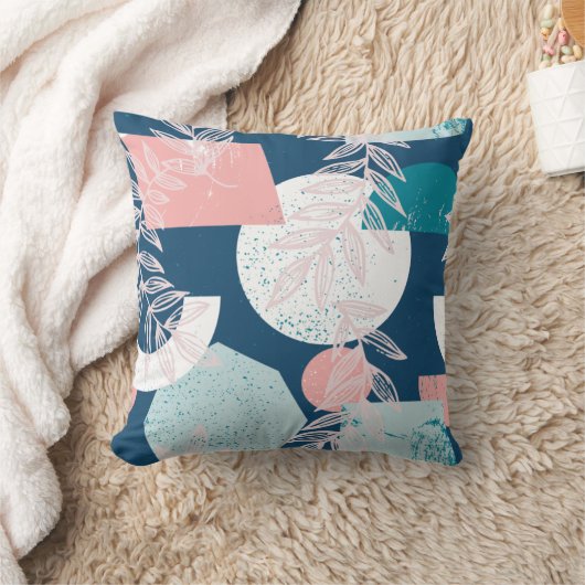 Coussin Motif Tropical Abstrait (Couverture)