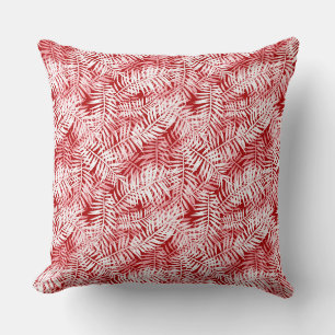 Coussin Motif tropical de feuilles de palmier