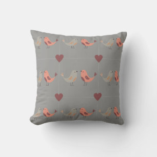 Coussin Motif vectoriel minimaliste transparent de couleur