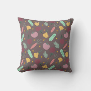 Coussin motif végétal