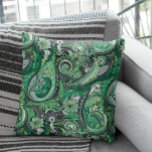 Coussin Motif vert et gris<br><div class="desc">Cette conception peut être personnalisée en choisissant l'option Modifier la conception. Vous pouvez également transférer sur d'autres objets. Contactez-moi à l'adresse colorflowcreations@gmail.com ou utilisez l'option conversation en haut de la page si vous souhaitez avoir cette conception sur un autre produit ou avez besoin d'aide. Voir d'autres de mes dessins ou...</div>
