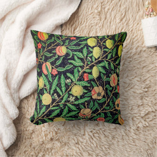 Coussin Motif vintage de fruits par William Morris
