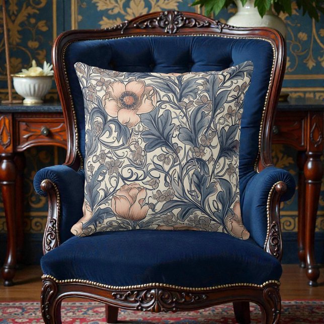 Coussin Motif vintage de William Morris (Créateur téléchargé)