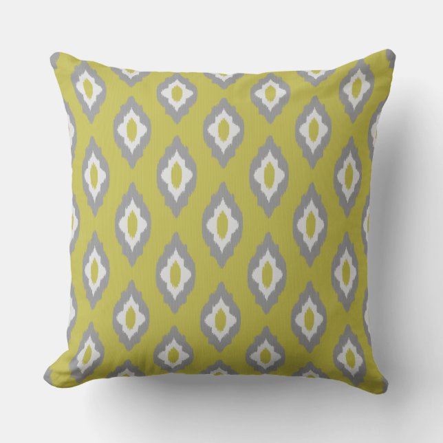 Coussin Motif vintage d'Ikat (Recto)