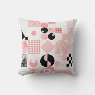 Coussin motif vintage géométrique Abstrait fait avec simpl