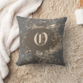 Coussin Motif vintage Monogramme O (Couverture)