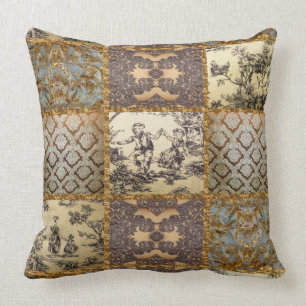 Coussin Motif vintage Toile d'édredon élégant de Capeti