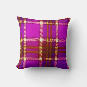Coussin Motif Violet des Années 70