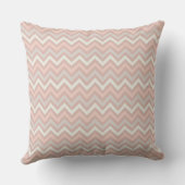 Coussin Motif Zigzag Chevron Pastel Doux (Verso)