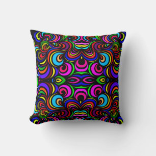 Coussin Motifs abstraits multicolores
