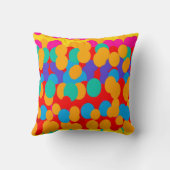 COUSSIN MOTIFS BULLES JOYEUX COULEURS MIXTES (Verso)