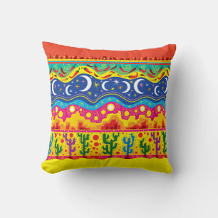 Coussin Motifs de désert brillants