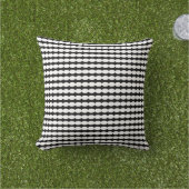 Coussin Motifs de perle noire et blanche Personnalisé mode (Herbe)