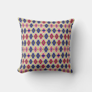Coussin Motifs géométriques : Illustration textile traditi