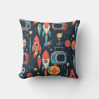 Coussin motifs si vintages