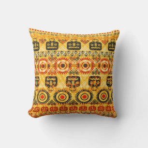 Coussin Motifs tribaux : motif ethnique sans soudure.