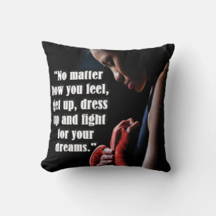 Coussin Motivation de l'entraînement des femmes