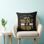 Coussin Motivation entrepreneuriale Inspiration dire (Chaise)