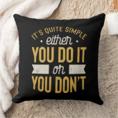 Coussin Motivation entrepreneuriale Inspiration dire (Couverture)