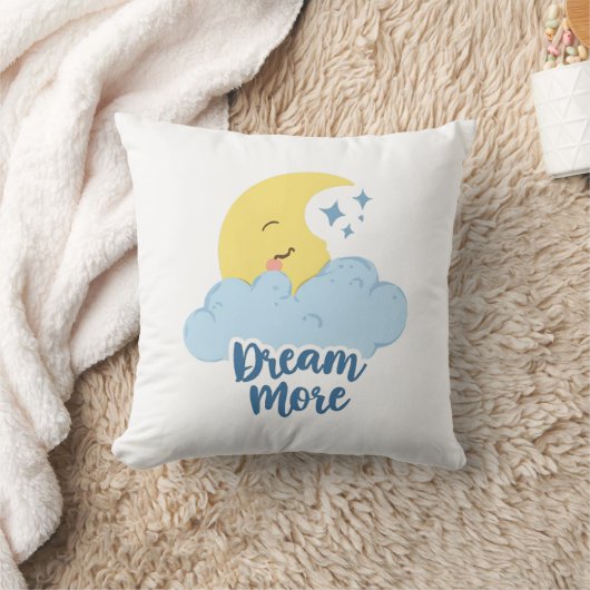 Coussin Motivation Lune Céleste et Étoiles (Couverture)