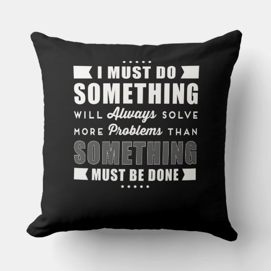 Coussin Motivation positive inspirante (Recto)