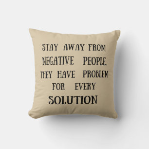 Coussin Motivational cite des paroles de vie amusantes