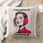 Coussin Motivational Quote Pillow (Couverture)