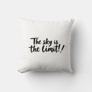Coussin motivationnel, citation inspirante, typogr