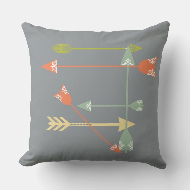 Coussin motivationnel - Focus - Motif fléché (Recto)