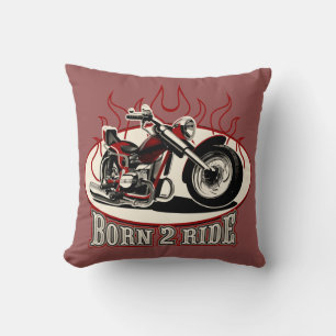 Coussin Moto-dessin