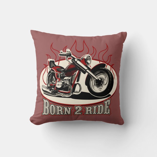Coussin Moto-dessin (Recto)