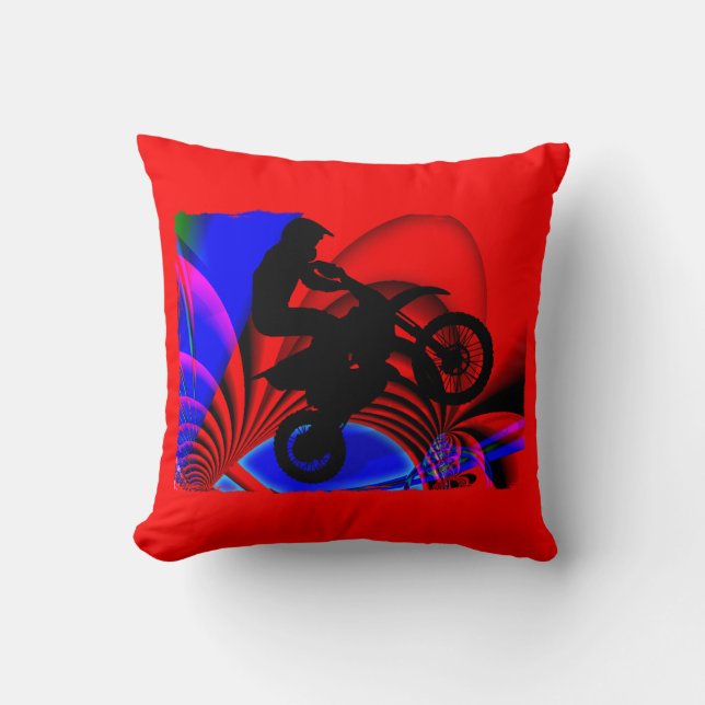 Coussin Motocrossing allant dérangé (Recto)